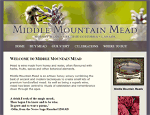 Tablet Screenshot of middlemountainmead.com